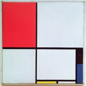 Composition with Red, Black, Blue and Yellow, 1928